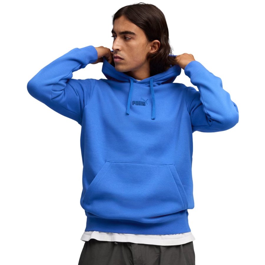 Bluza męska Puma ESS No.1 Logo Centered Hoodie niebieska 692914 13 L #1
