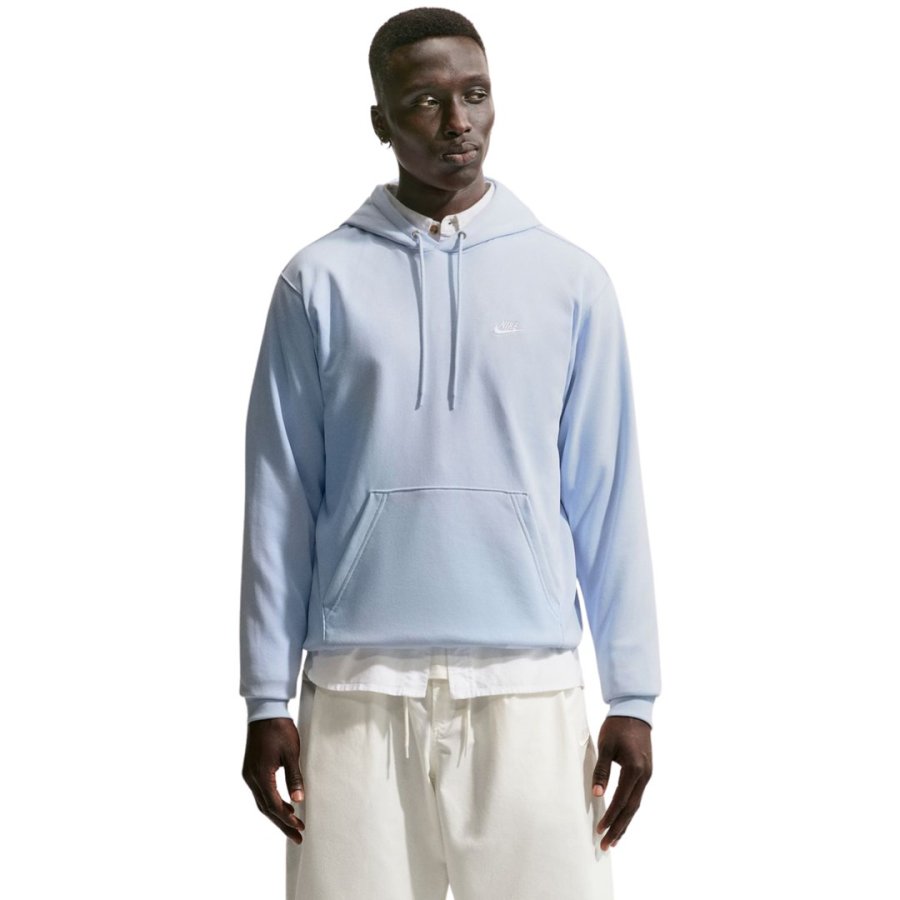 Bluza męska Nike Club FT PO Hoodie błękitna FN3866 407 L #1