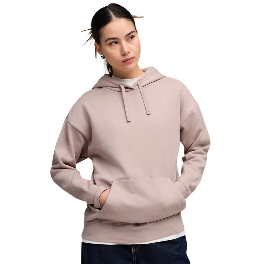 Bluza damska Puma ESS Centered Cat Logo Relaxed Hoodie r�żowa 692917 89 M #1