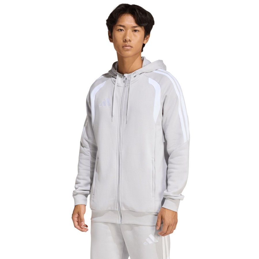 Bluza męska adidas Tiro 26 League Sweat Full Zip Hoody szara KF3319 L #1