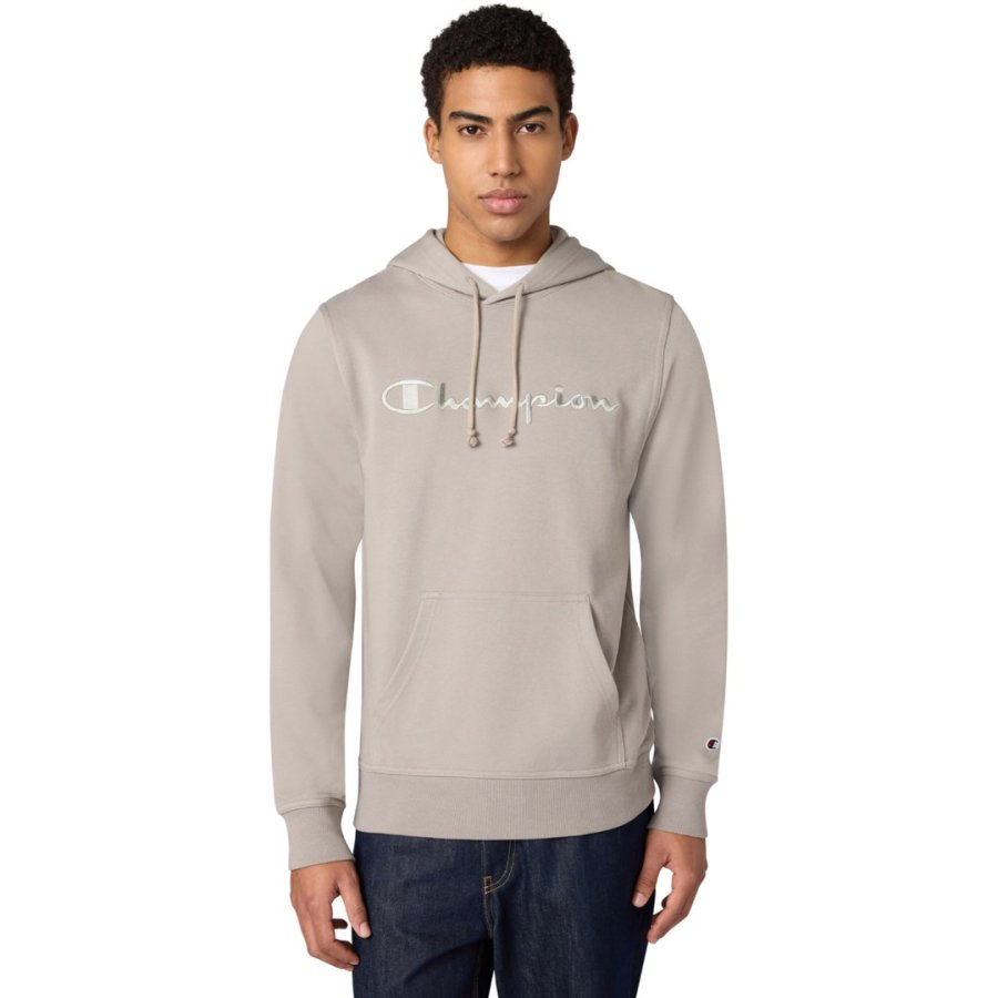 Bluza męska Champion Hooded Sweatshirt beżowa 220782 ES035 M #1