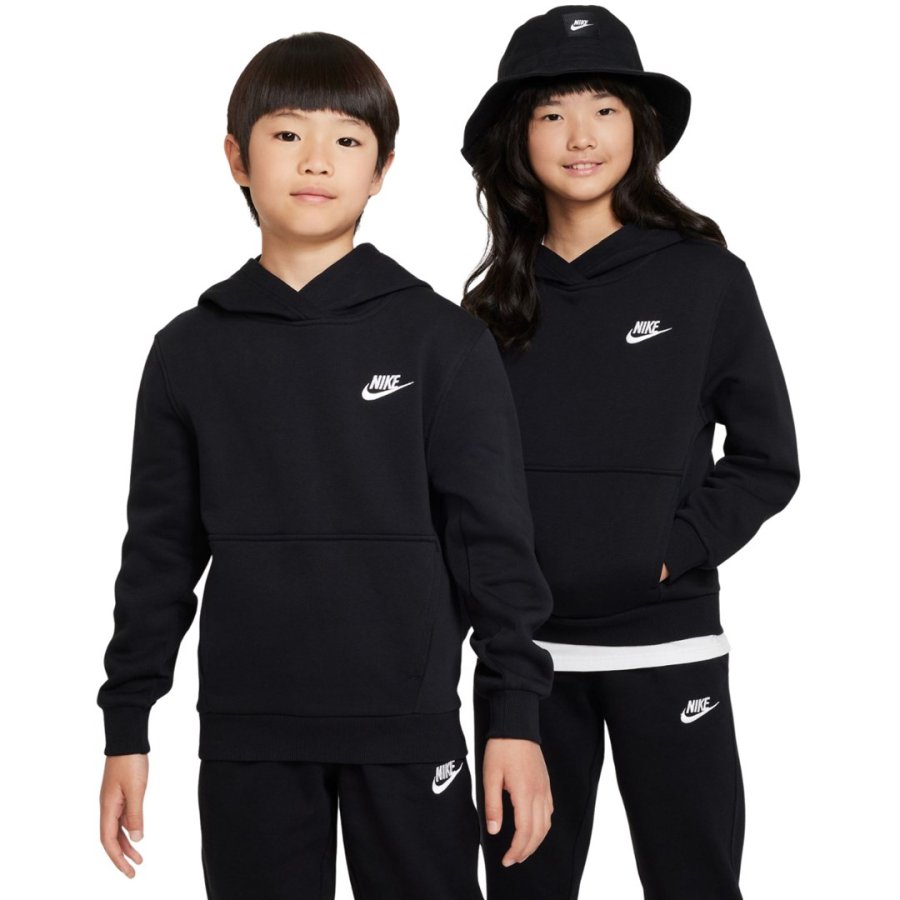 Bluza dla dzieci Nike Sportswear Club Fleece czarna FD3000 010 M #1