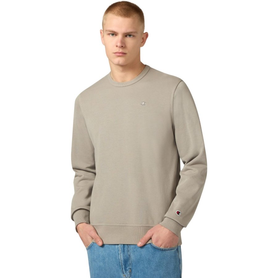Bluza męska Champion Crewneck Sweatshirt beżowa 220785 ES035 L #1