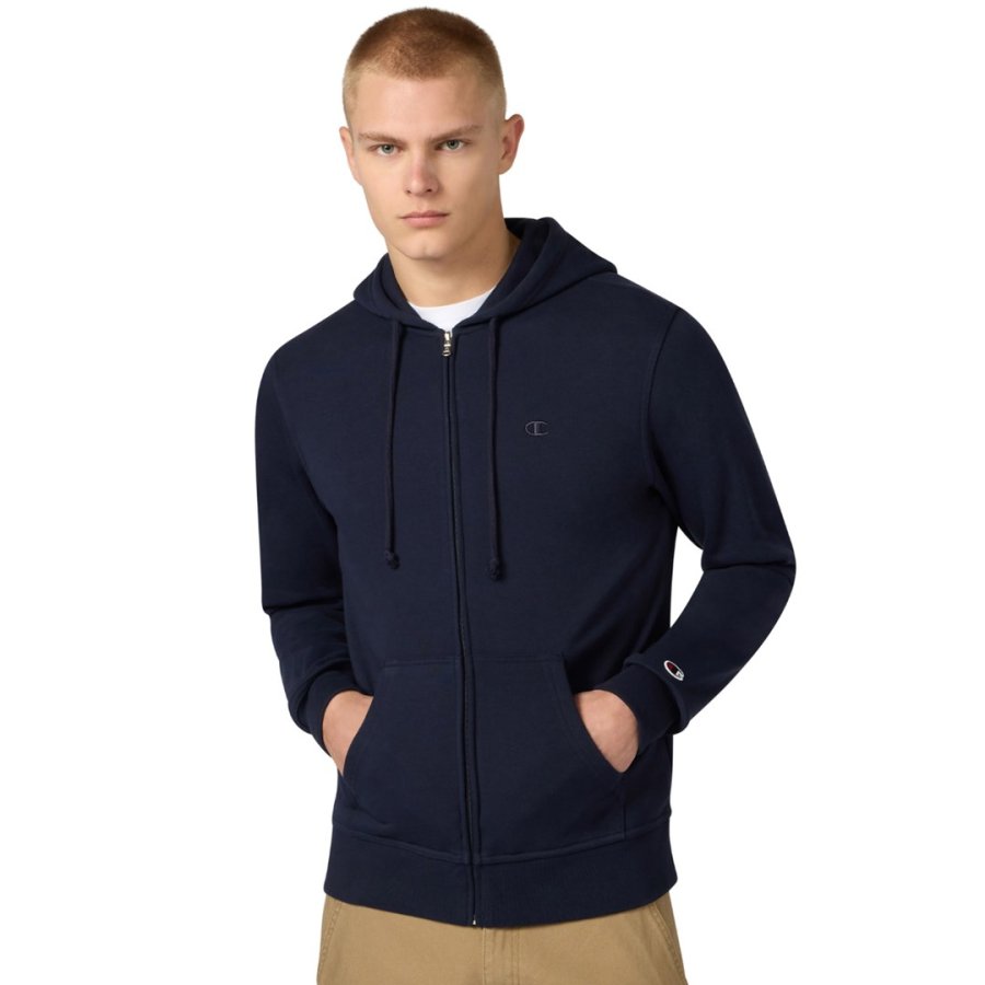 Bluza męska Champion Full Zip Hoodie Sweatshirt granatowa 220786 BS501 M #1