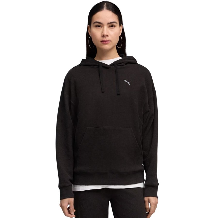Bluza damska Puma ESS Elevated Comfort Hoodie czarna 691814 01 M #1