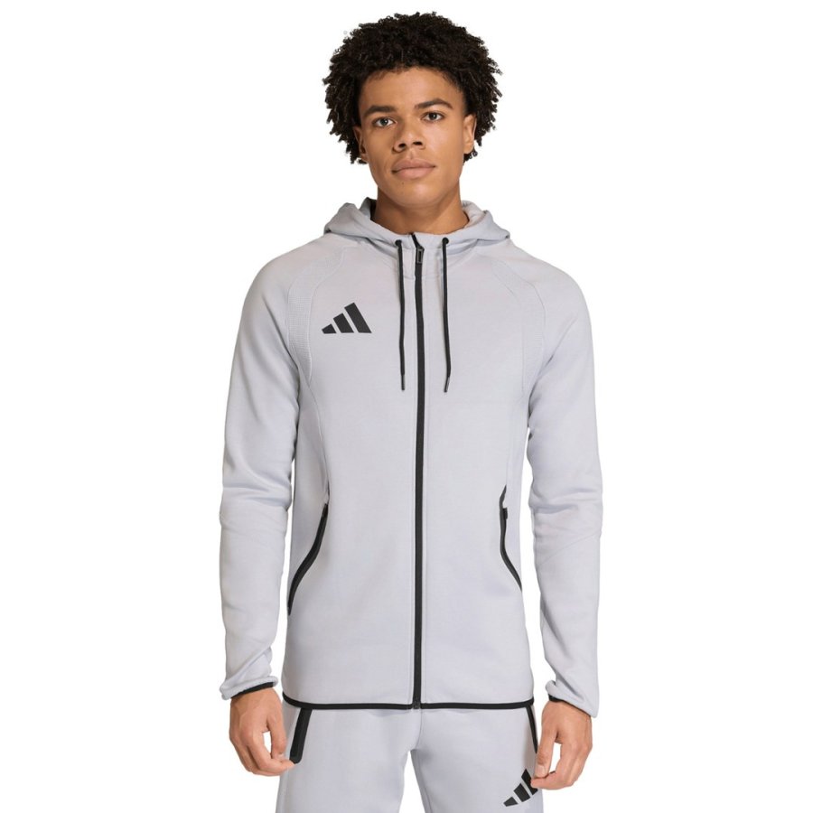 Bluza męska adidas Tiro 26 Travel Sweat Hoodie szara KF6077 L #1