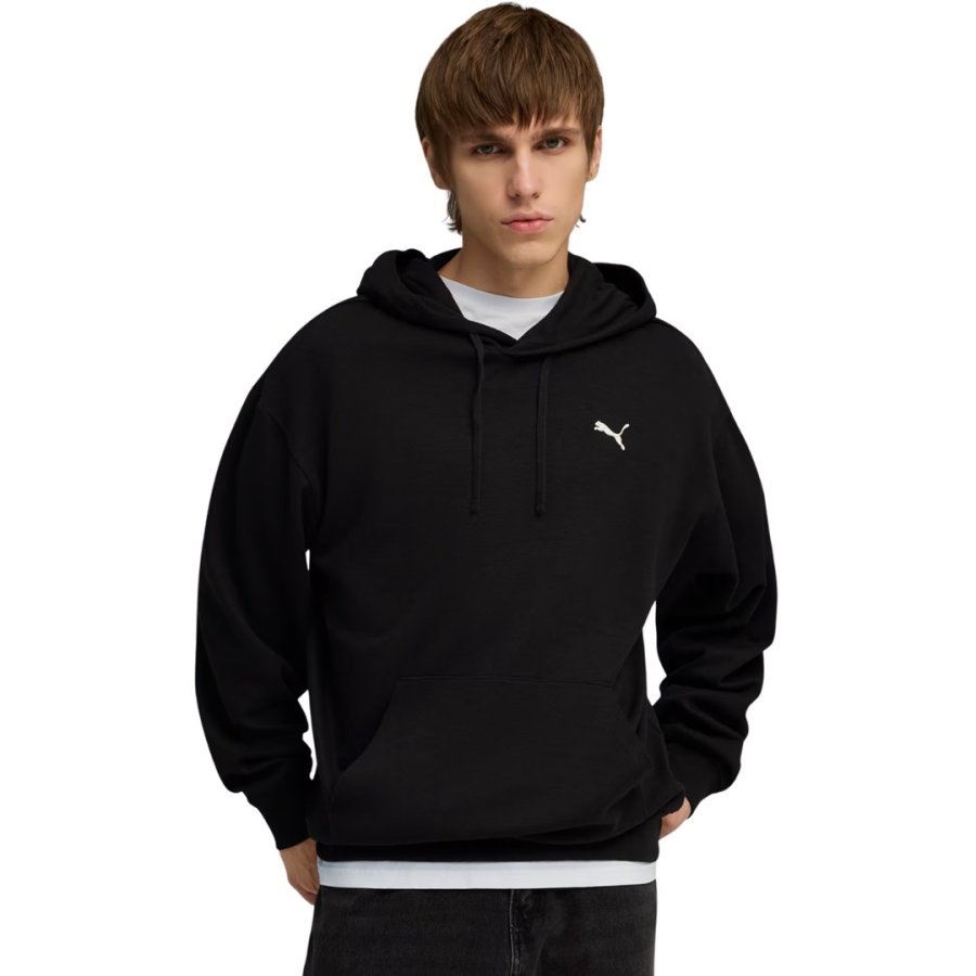 Bluza męska Puma ESS Elevated Relaxed Hoodie czarna 692019 01 M #1