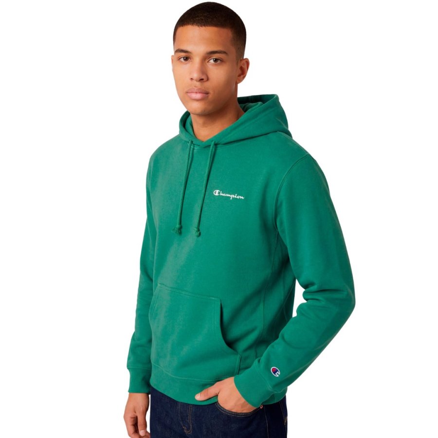 Bluza męska Champion Hooded Sweatshirt zielona 221791 GS108 L #1