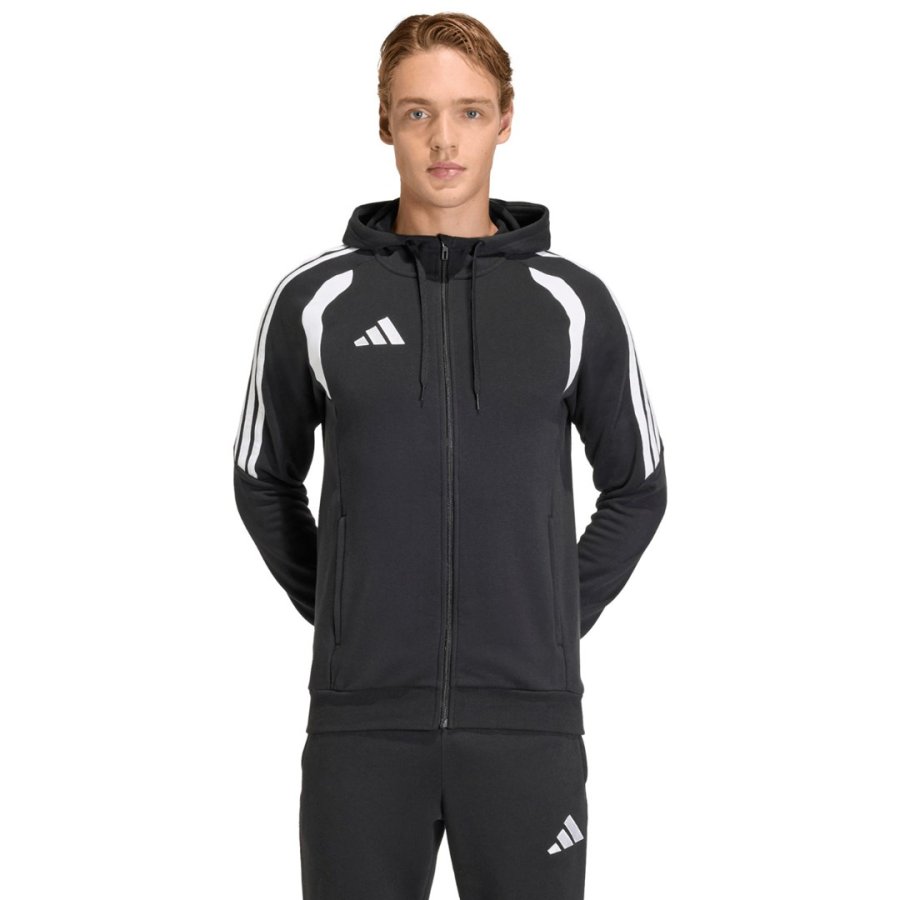 Bluza męska adidas Tiro 26 League Sweat Full Zip Hoodie czarna KF3321 L #1