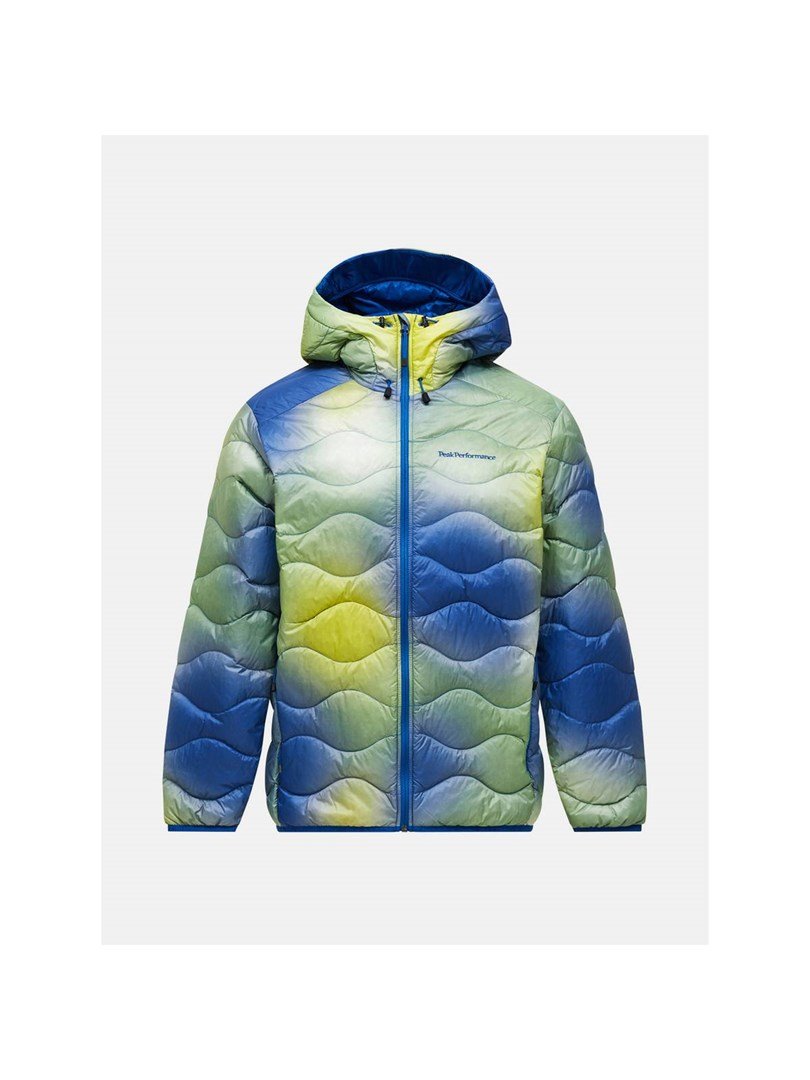 Kurtka puchowa męska PEAK PERFORMANCE M Helium Aop Down Hood Jacket kolor multikolor - 2XL #1