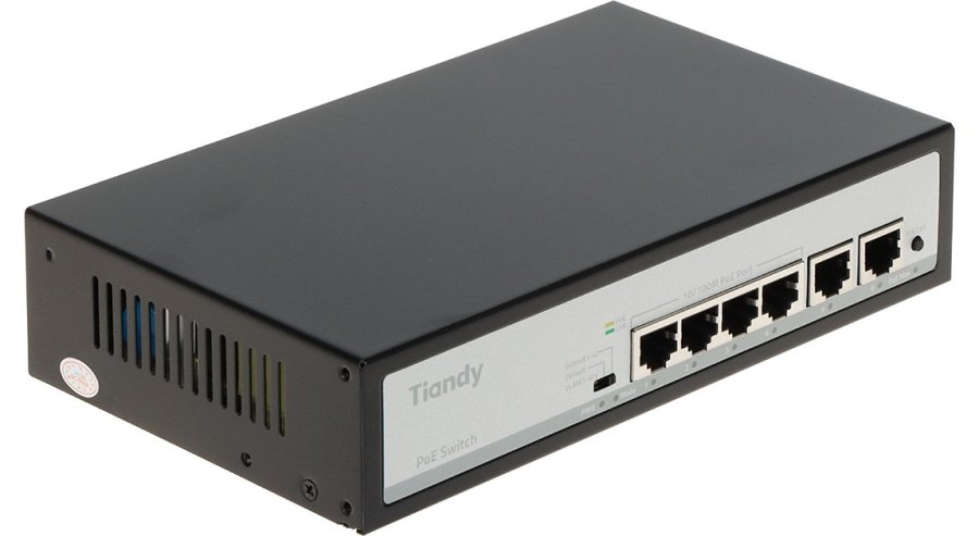 POE SWITCH TC-P3S06 SPEC:F/0420/AT/55 4-PORT TIANDY #1