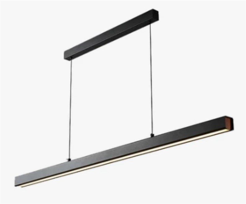 LAMP PENDANT TALL BLACK 32W #1