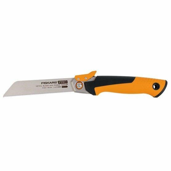 Fiskars Pro PowerTooth Besk�ringssav 15 cm Sort, S�lv, Gul #2