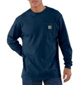 Carhartt Heavyweight T-Shirt L/S Navy #1