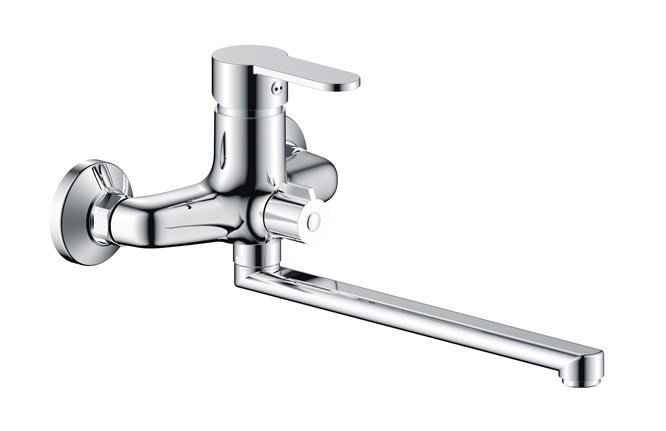 BATH FAUCET DF11003 LONG SPOUT BRASS #1