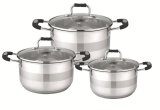 6PCS STAINLESS STEEL COOKWARE SET #1