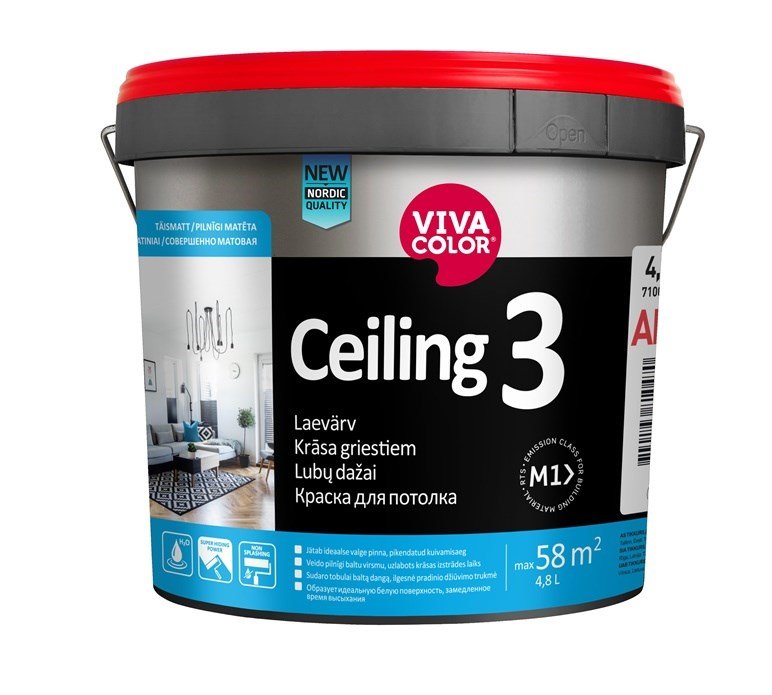 CEILING PAINT 3 4.8L AP-ALUS WHITE #1