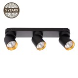 CEILING LIGHT TUNIS 3XGU10 ML9937 B/GOLD #1