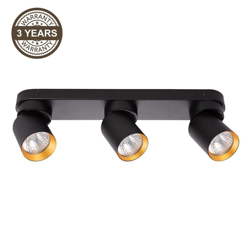 CEILING LIGHT TUNIS 3XGU10 ML9937 B/GOLD #1