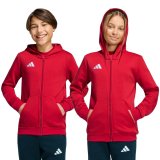 Bluza dla dzieci adidas Entrada 26 Full Zip Hoodie czerwona KH1781 152cm #1