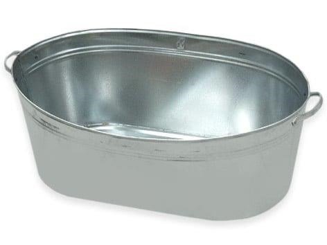 GALVANIZED TUB 100L 78X65X32CM #1