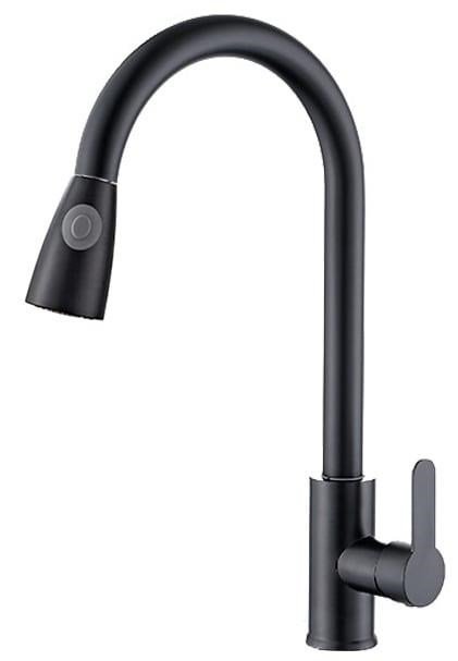 KITCHEN MIXER WITH PULL OUT IN BLACK #1