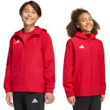 Kurtka dla dzieci adidas Entrada 26 All Weather czerwona JZ9105 164cm #1