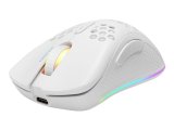 Deltaco Gaming WM80 Tr�dl�s ultralet gaming mus, 70g v�gt, RGB, PAW3212, 400-4800 DPI, 1000 Hz, hvid #2