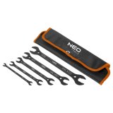 Klucze płaskie dwustronne supercienkie, 4 w 1, 6 - 27 mm (20 rozmiar�w), zestaw 5 szt. #1