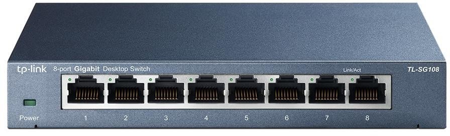 TP-Link TL-SG108 Ikke administreret Gigabit Ethernet (10/100/1000) Sort #2