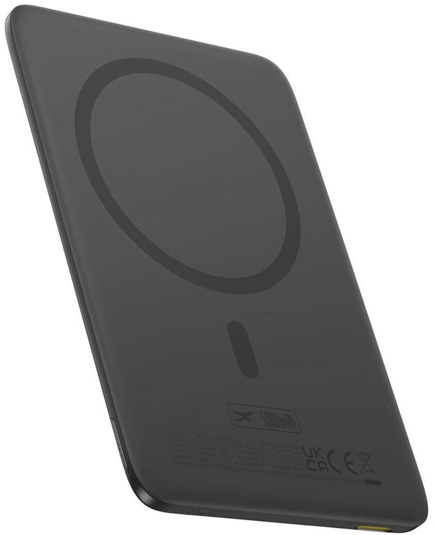 Powerbank Baseus PicoGo AM41 Ultra-Slim 5000 mAh 20 W PD 3.0 QC 3.0 czarny MagSafe + kabel USB-C #1