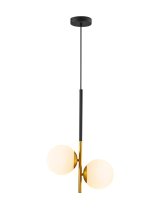 PENDANT LIGHT RAILE 2XE27 GOLD #1