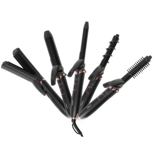 Zestaw do stylizacji włos�w 5 w 1 | Powłoka ceramiczna | Lok�wka | Prostownica | Karbownica | Falownica Adler Adler #1