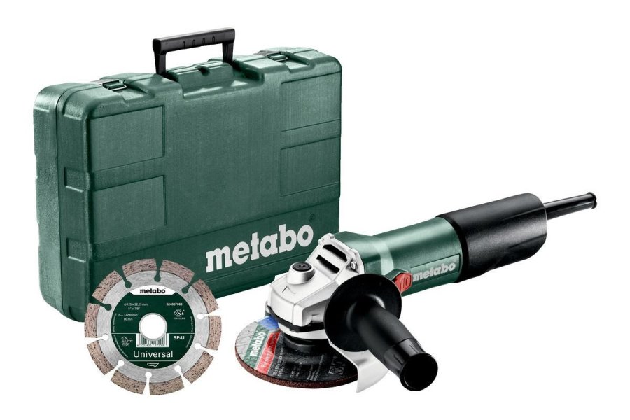 METABO SZLIFIERKA KĄT.125 W 850-125 SET +TARCZA DIAMENTOWA WALIZKA #1