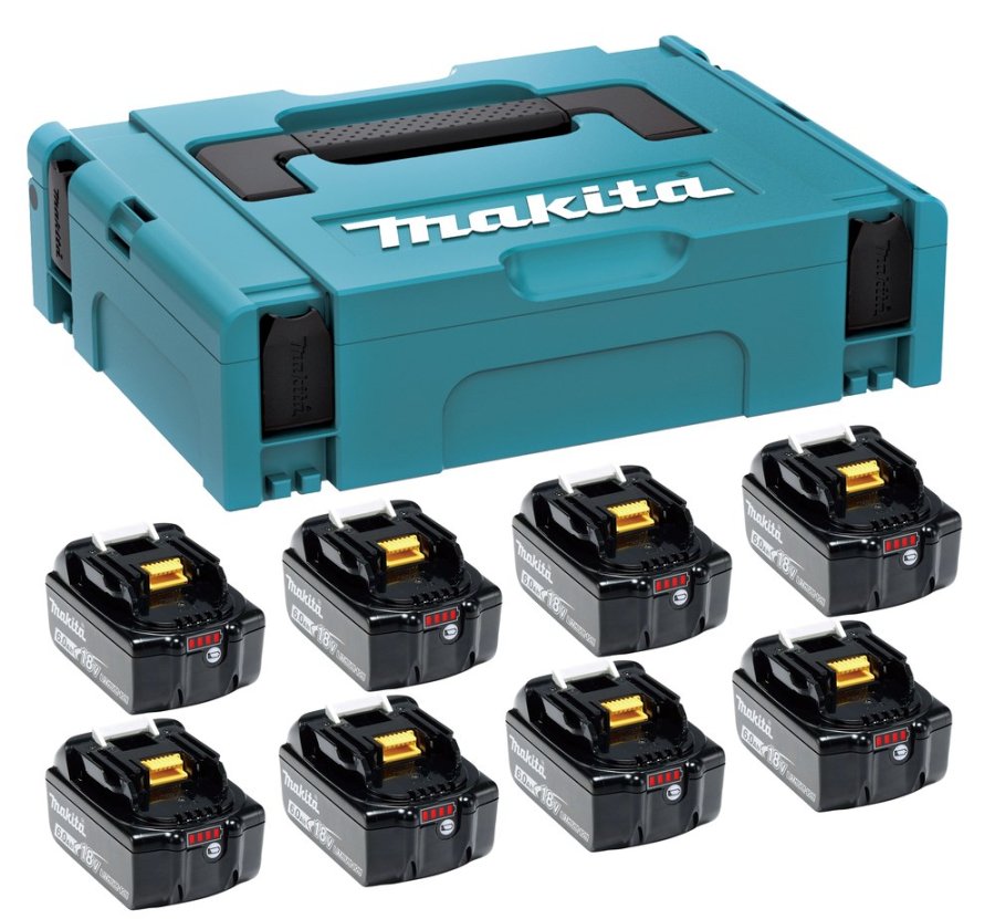 MAKITA AKUMULATOR 18V 6,0Ah LI BL1860B /8szt. ... #1