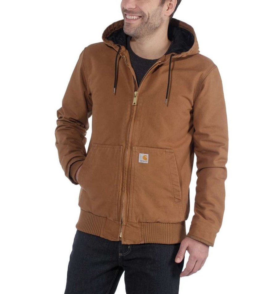 Kurtka Carhartt Duck Active Jacket Brown #1