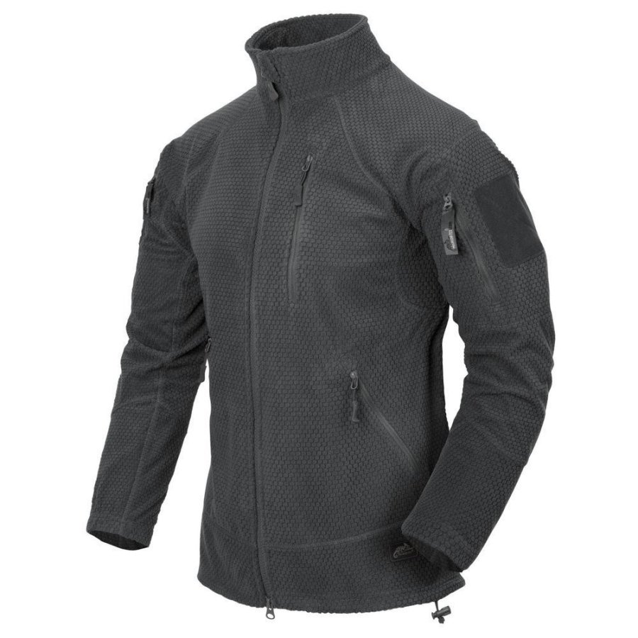 Bluza ALPHA TACTICAL - Grid Fleece - Shadow Grey #1