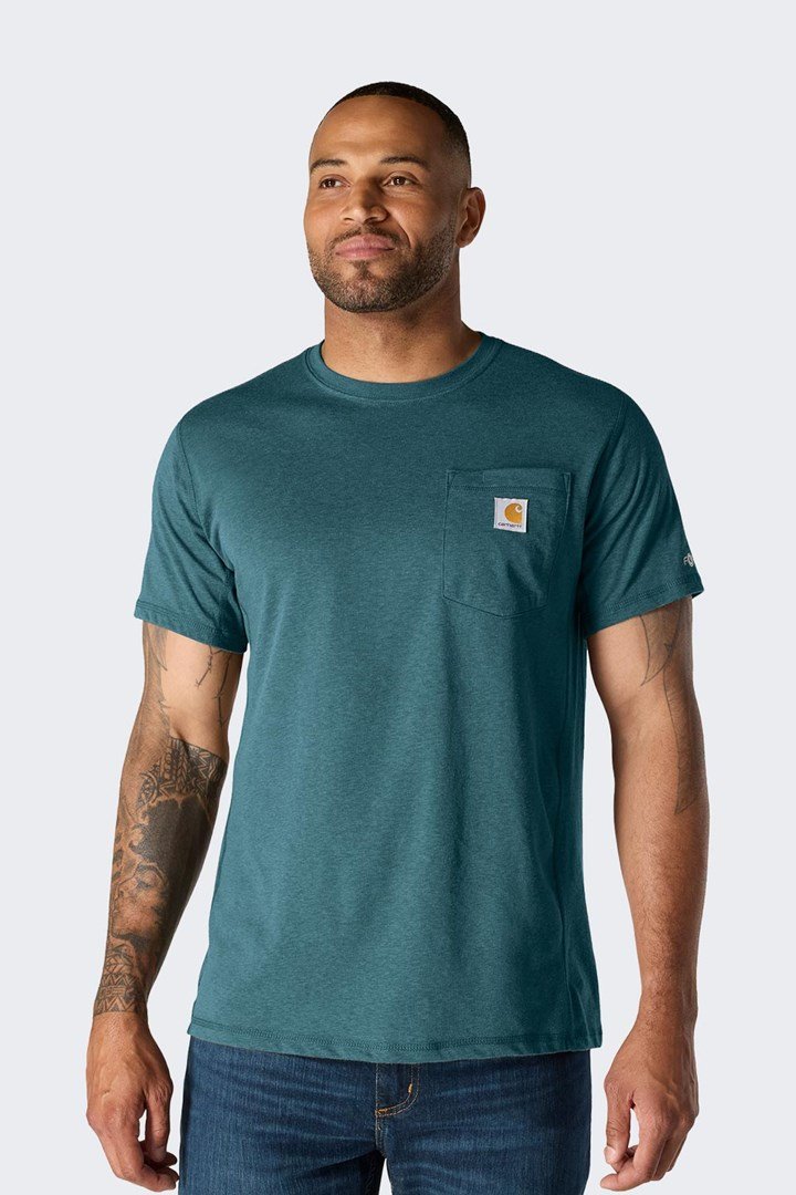 Koszulka Carhartt Force Midweight SS Pocket HARBOR #1
