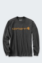 Koszulka Carhartt Dearborn Relaxed LS Logo CARBON #1