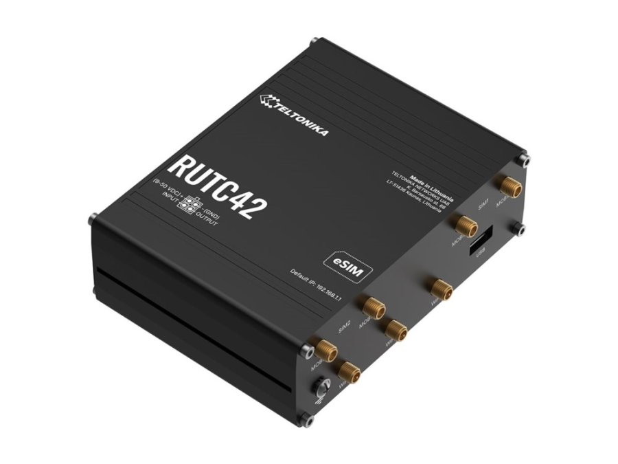 Teltonika RUTC42 - Wireless Router - WWAN 4-Port-Switch #1