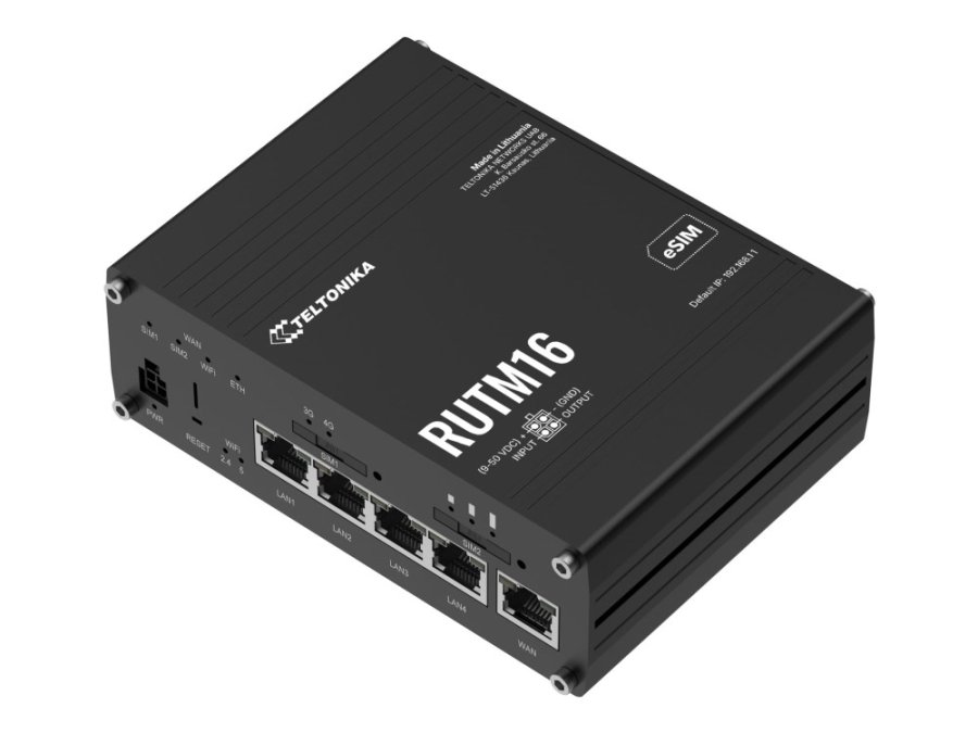 Teltonika RUTM16 - Wireless Router - WWAN 4-Port-Switch #1