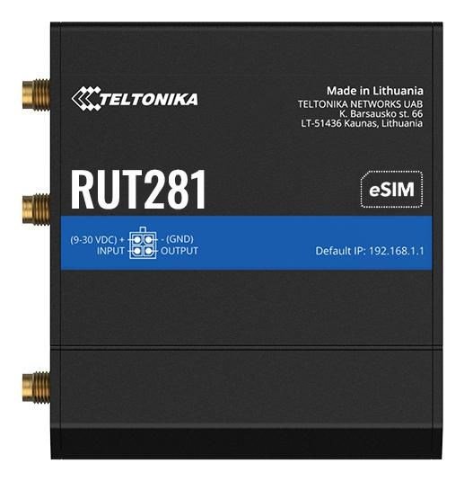 Teltonika RUT281 - Wireless Router - WWAN 1-Port-Switch #1