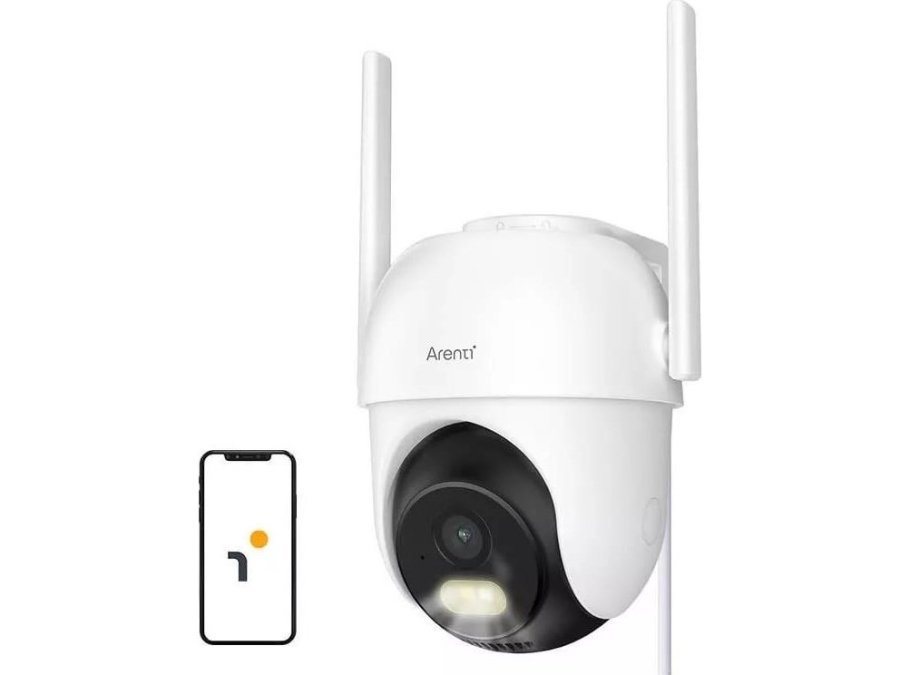 Kamera zewnętrzna obrotowa Arenti 2,4/5 GHz  Wi-Fi UHD 2.5K/4MP Color Night Vision zoomu AI #1