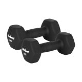 Hantelki żeliwne neoprenowe HEX 2x6kg, REBEL ACTIVE #1