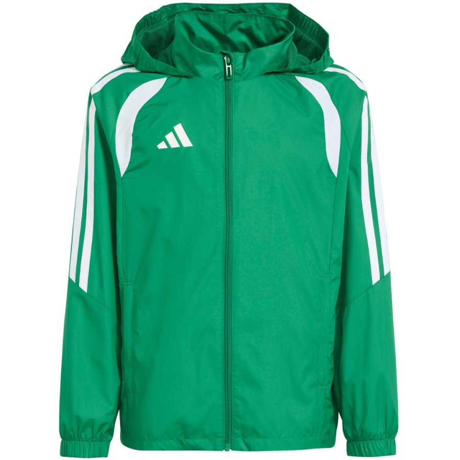 Kurtka dla dzieci adidas Tiro 26 League Windbreaker zielona KT2427 164cm #1