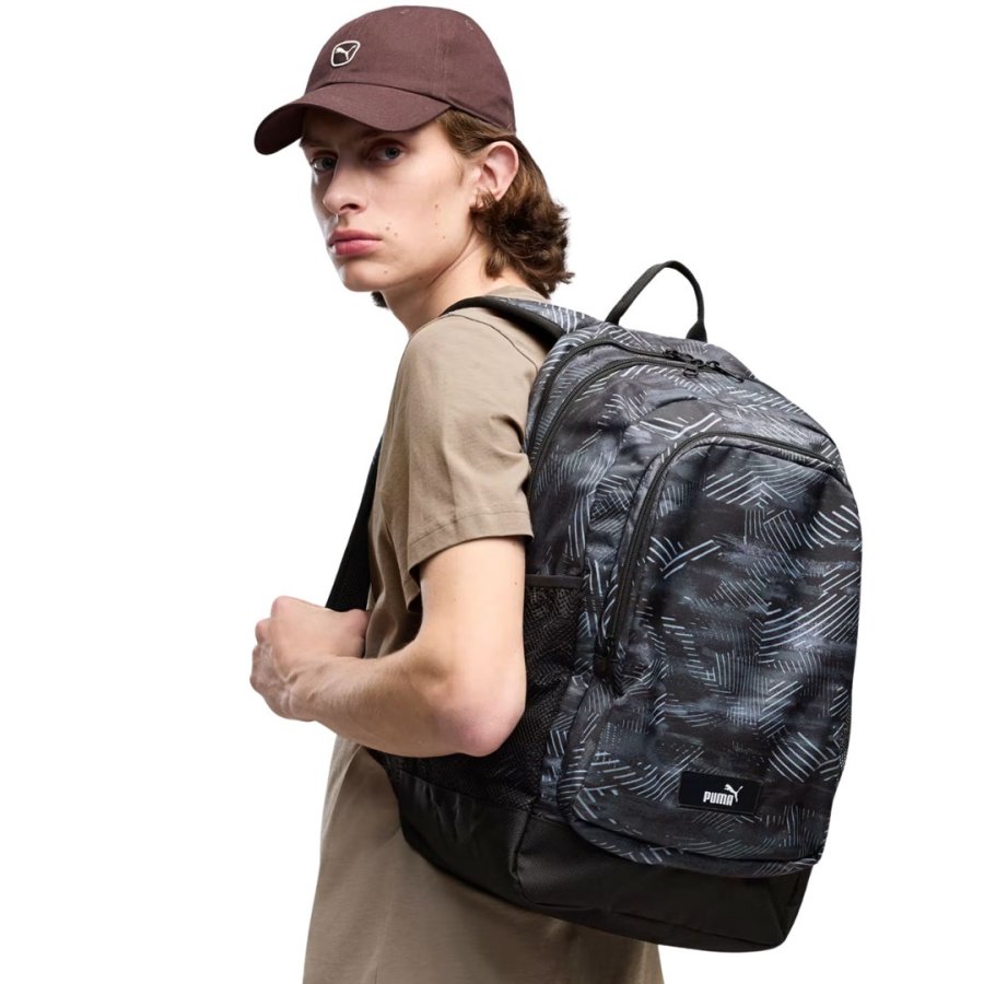 Plecak Puma Academy szaro-czarny AOP 91150 26 #1