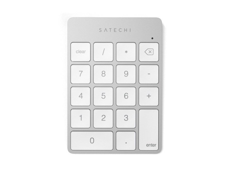 Satechi ALUMINUM RECHARGEABLE BT KEYPAD SILV. GR Numerisk Bluetooth S�lv #2
