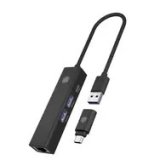 ICY BOX IB-HUB1439-LAN Ledningsf�rt USB 3.2 Gen 1 (3.1 Gen 1) Type-A Sort #2