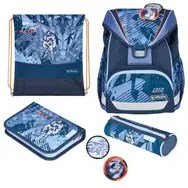 Herlitz UltraLight Plus TechMech skoletaskes�t Dreng Polyester Bl�, Orange #2