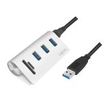 LogiLink CR0045 interface hub USB 3.2 Gen 1 (3.1 Gen 1) Type-A 5000 Mbit/s S�lv #2